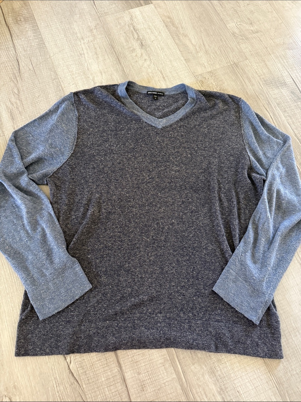 Two tone Blue James Perse sweater